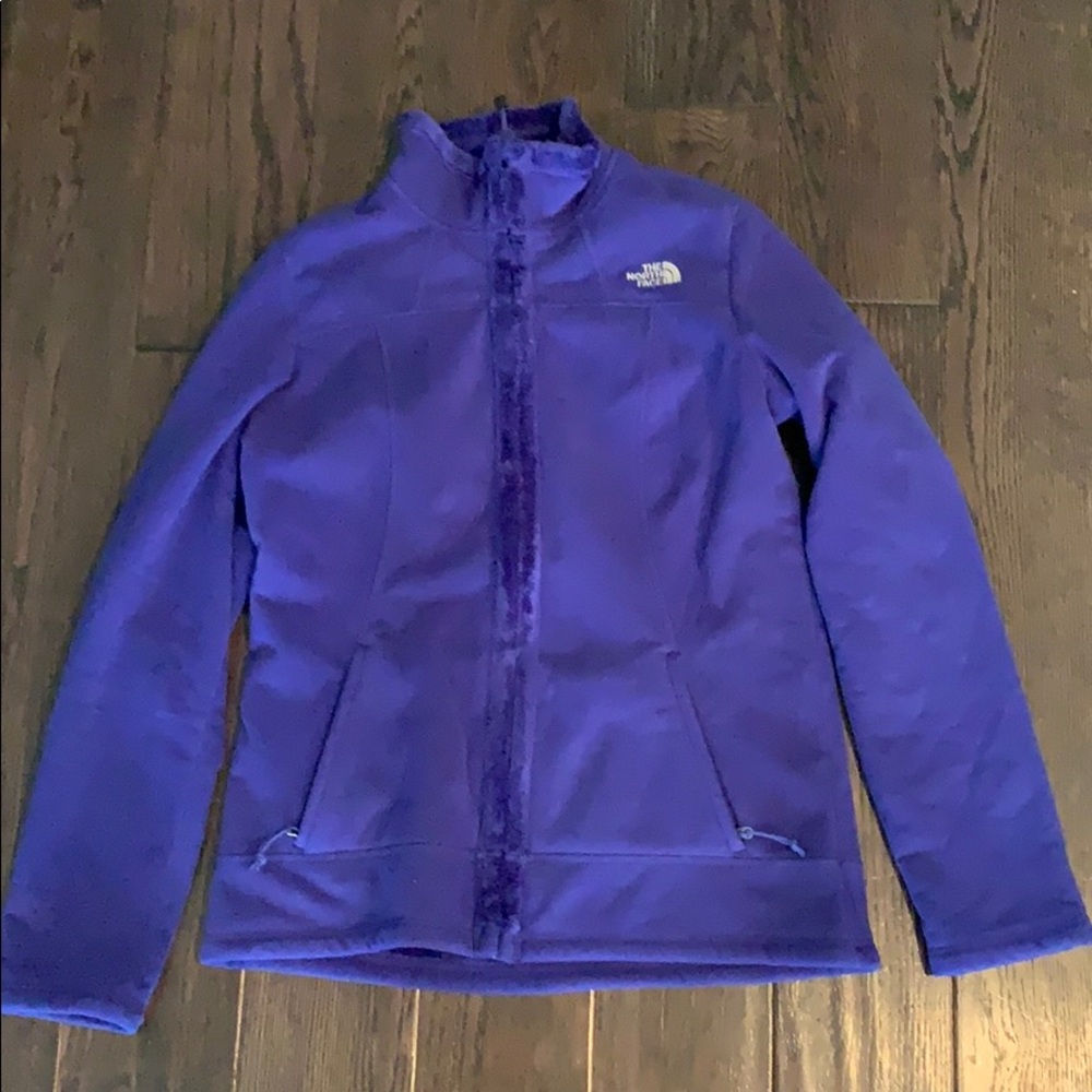 Purple M fleece north face